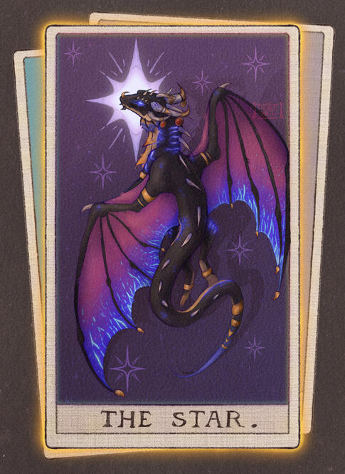 Dragon Tarot Card